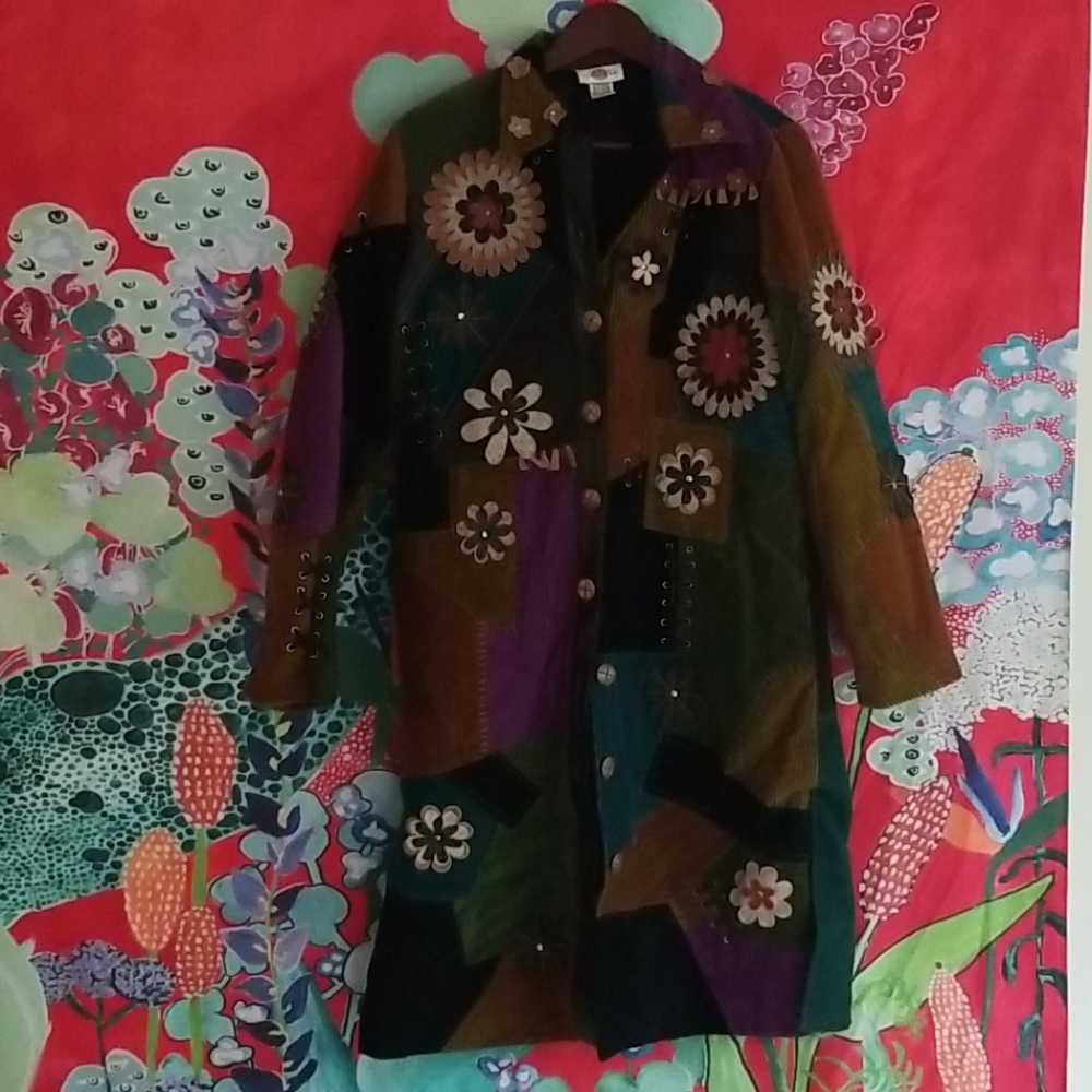 Sandy Starkman vintage patchwork coat